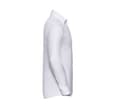 RUSSELL COLLECTION MEN'S LONG SLEEVE TAILORED HERRINGBONE SHIRT WHITE