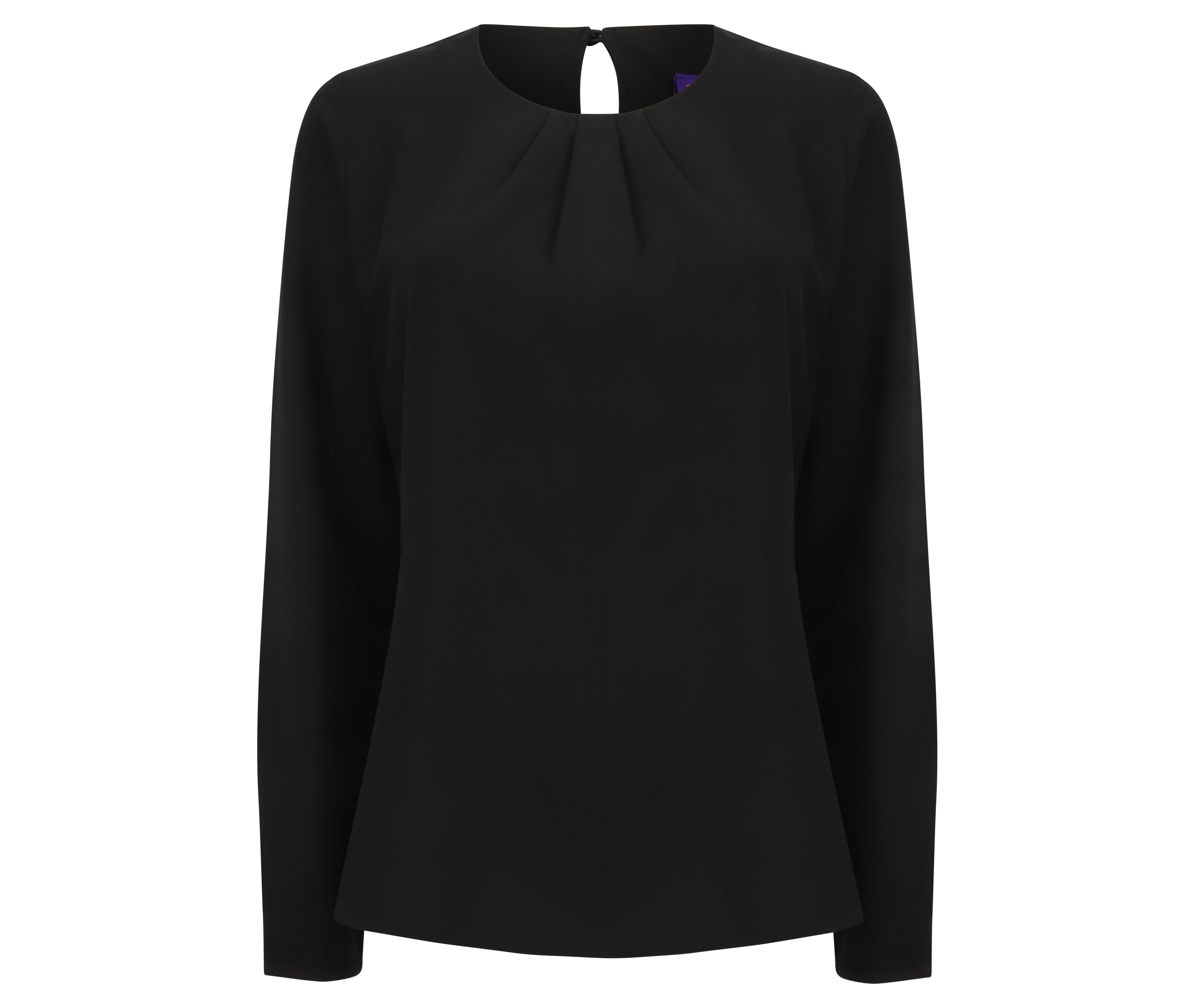 Blouse femme manches longues BLACK