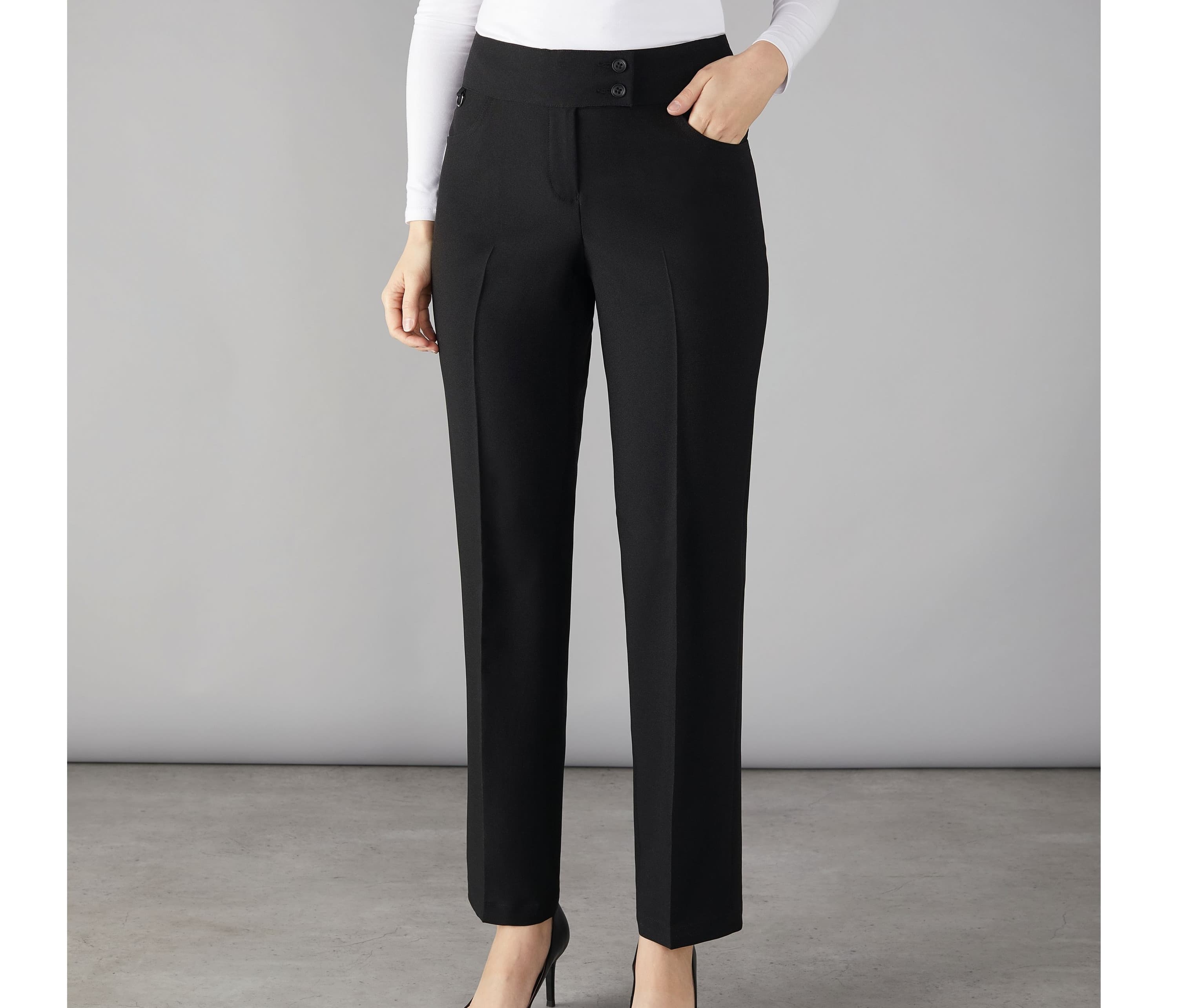 Pantalon de tailleur femme Ascot BLACK