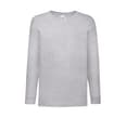 FRUIT OF THE LOOM Tee-shirt manches longues enfant HEATHER GREY
