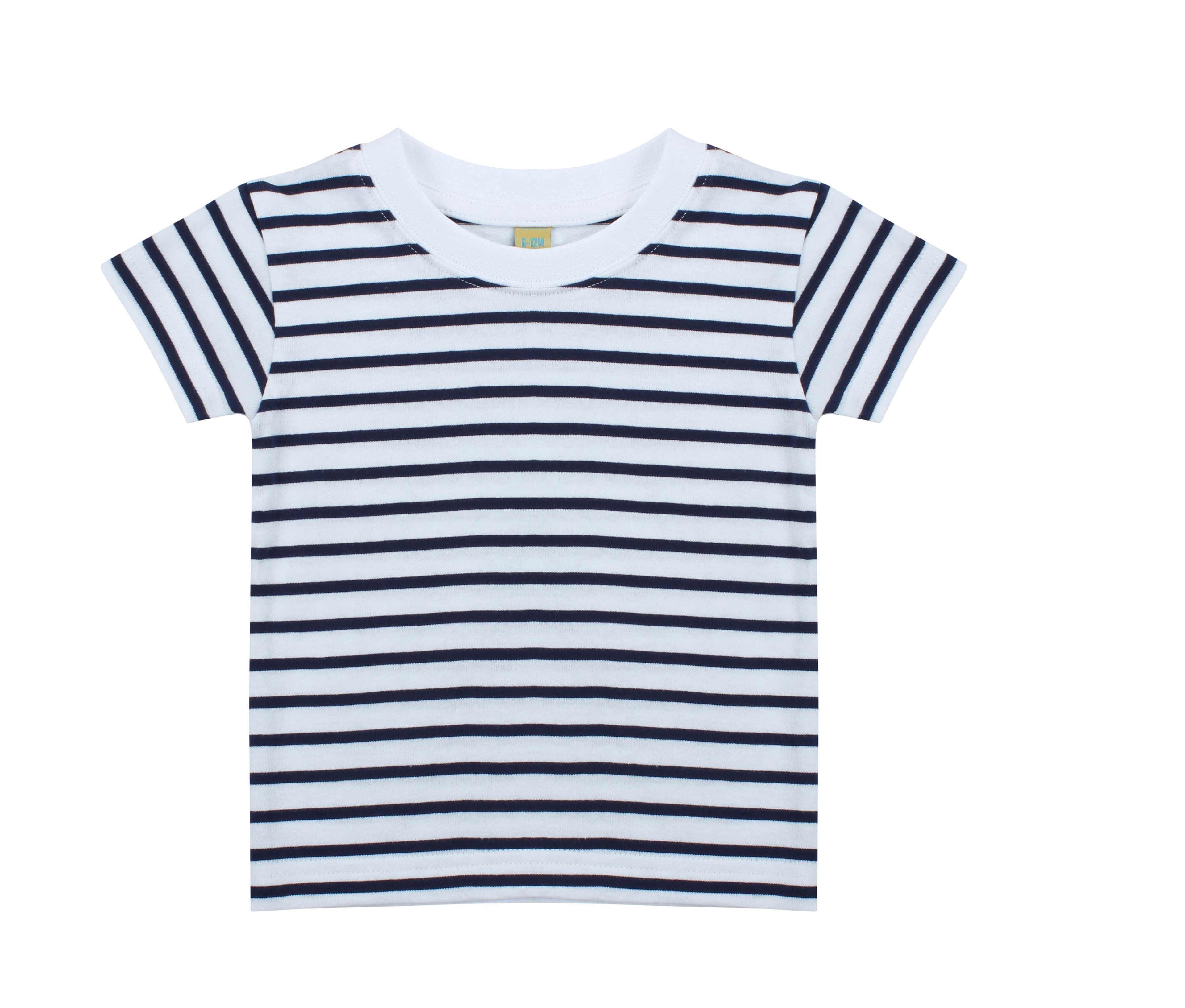 Tee-shirt marinière enfant WHITE/NAVY