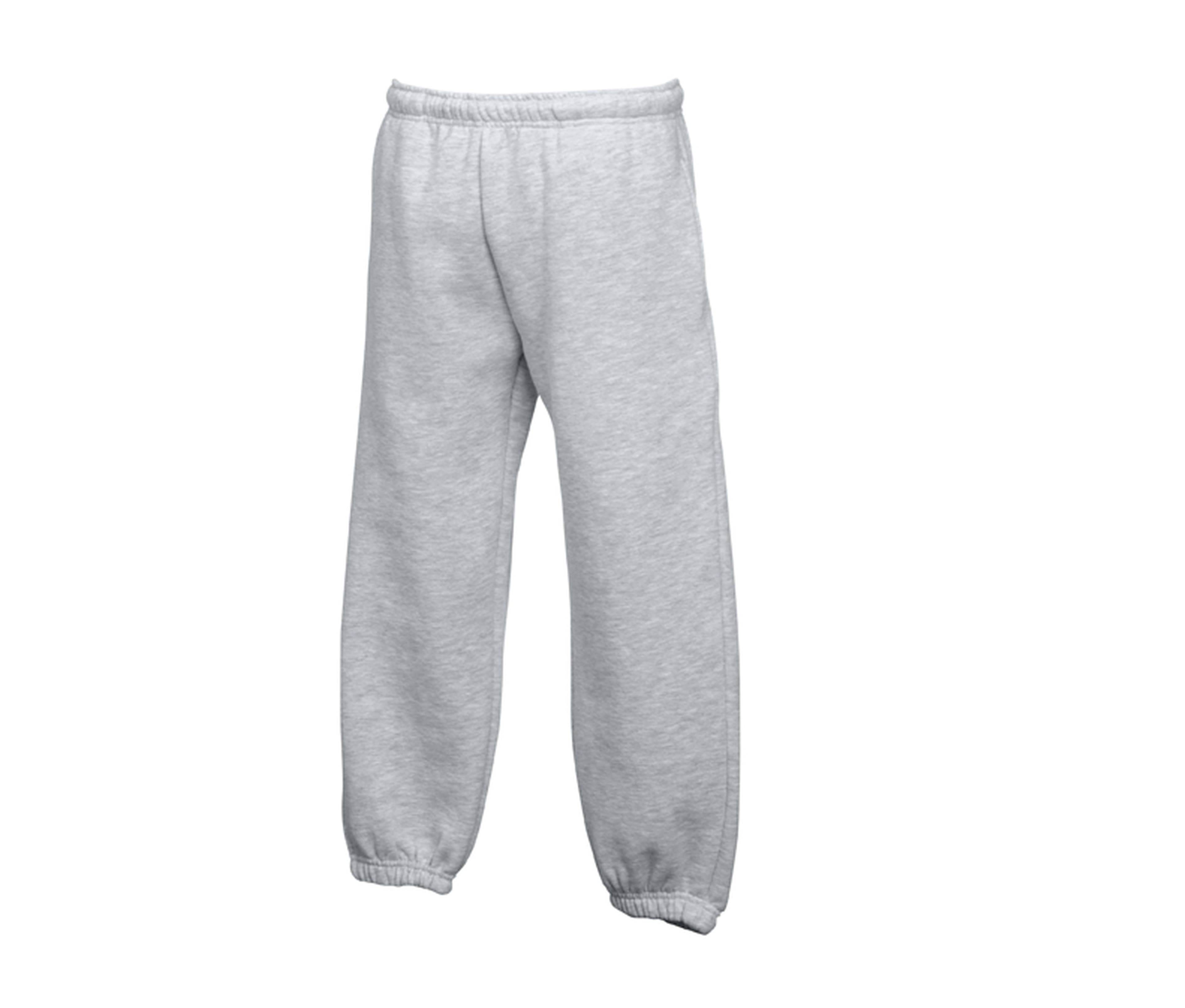 Jogging enfant bas élastiqué HEATHER GREY