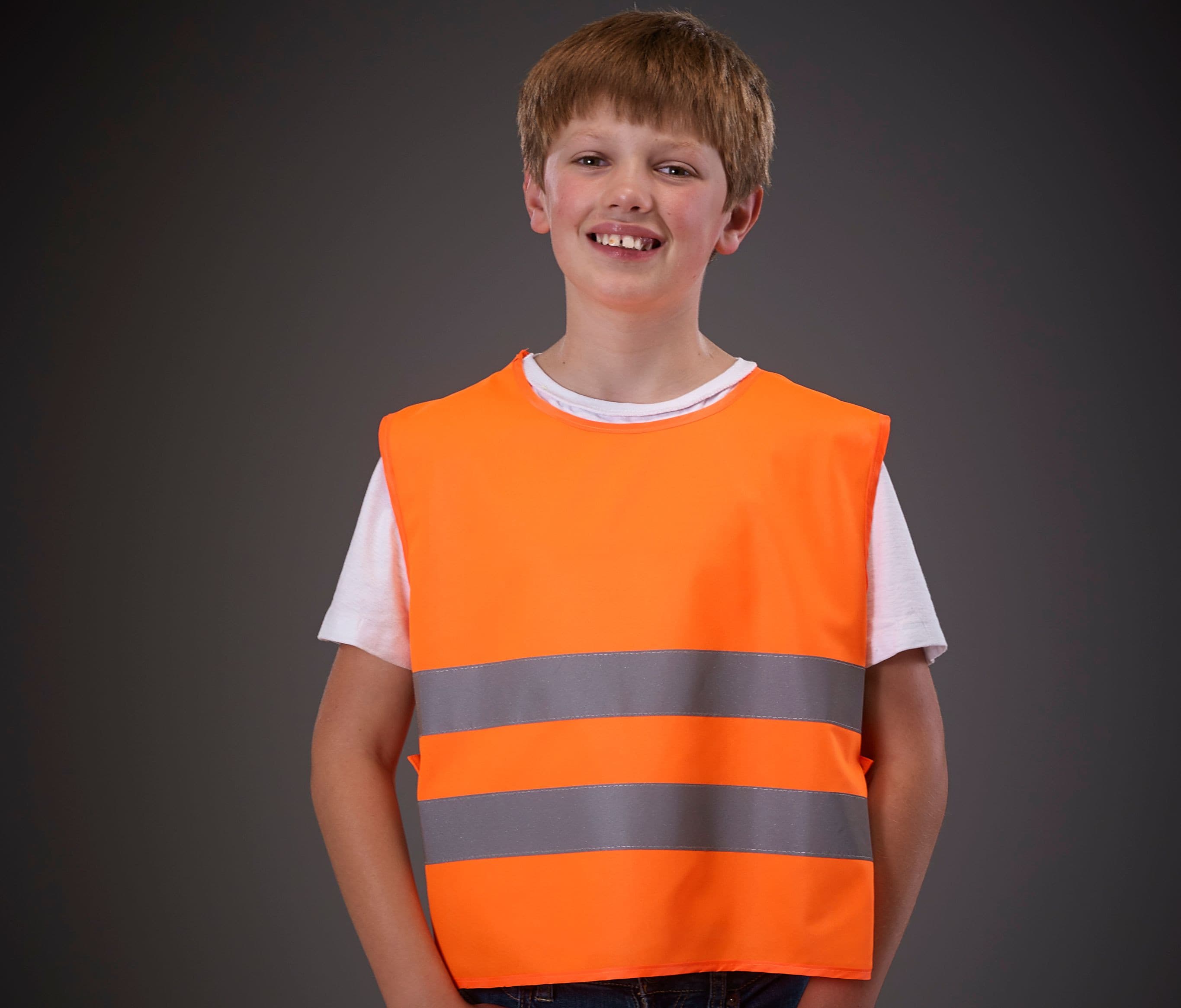 Chasuble enfant haute visibilité HI VIS ORANGE