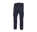 VELILLA PANTALON MULTIPOCHES EN COTON STRETCH NAVY
