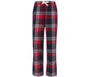 SF CLOTHING Pantalon de pyjama enfant RED/NAVY CHECK