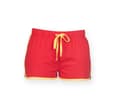 SF CLOTHING Short rétro femme RED/YELLOW