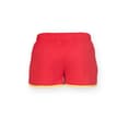 SF CLOTHING Short rétro femme RED/YELLOW