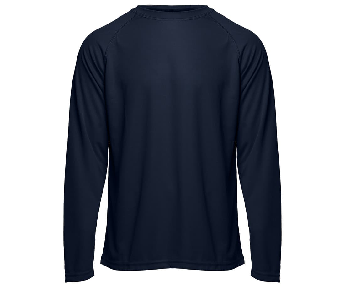 Tee-shirt respirant manches longues LIGHT NAVY