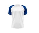 JHK Tee-shirt baseball de sport WHITE/ROYAL BLUE