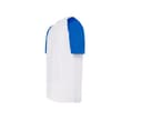 JHK Tee-shirt baseball de sport WHITE/ROYAL BLUE