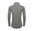 TOMBO 1/4 zip tee-shirt sport GREY MARL