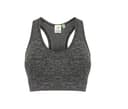 TOMBO Brassière de sport DARK GREY MARL