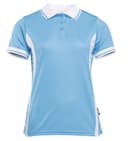 PEN DUICK Polo respirant sport AZURE/WHITE