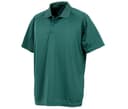 SPIRO Polo respirant AIRCOOL BOTTLE GREEN