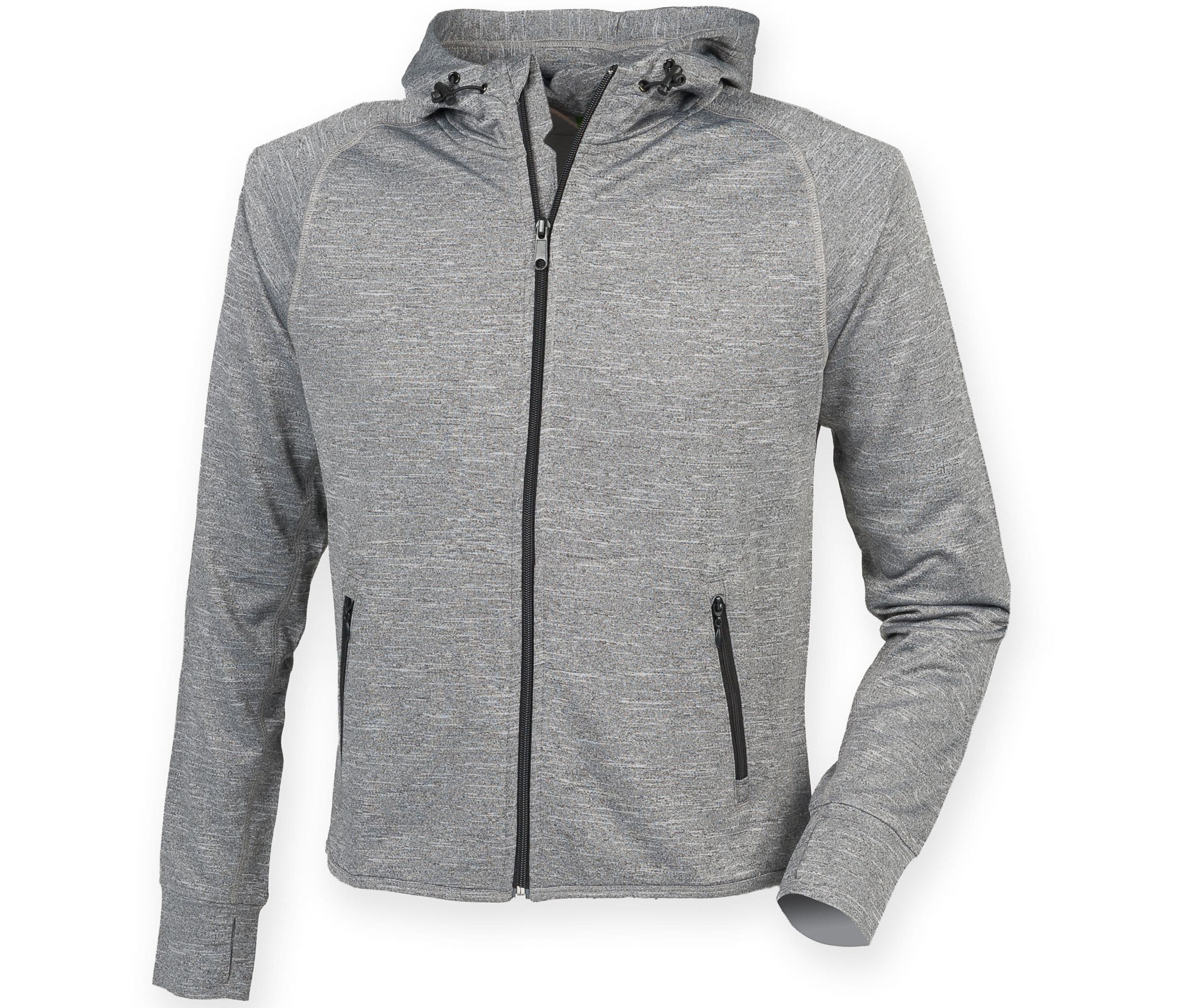 Sweat capuche sport homme GREY MARL