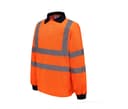 YOKO Polo manches longues haute visibilité HI VIS ORANGE