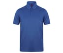 HENBURY Polo homme en polyester stretch ROYAL