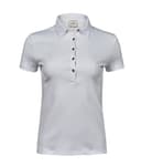 TEE JAYS Polo coton Pima femme WHITE