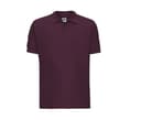 RUSSELL Polo coton 220 résistant à 60° BURGUNDY
