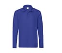 FRUIT OF THE LOOM Polo manches longues ROYAL BLUE
