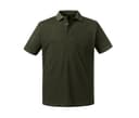 RUSSELL Polo organique homme DARK OLIVE