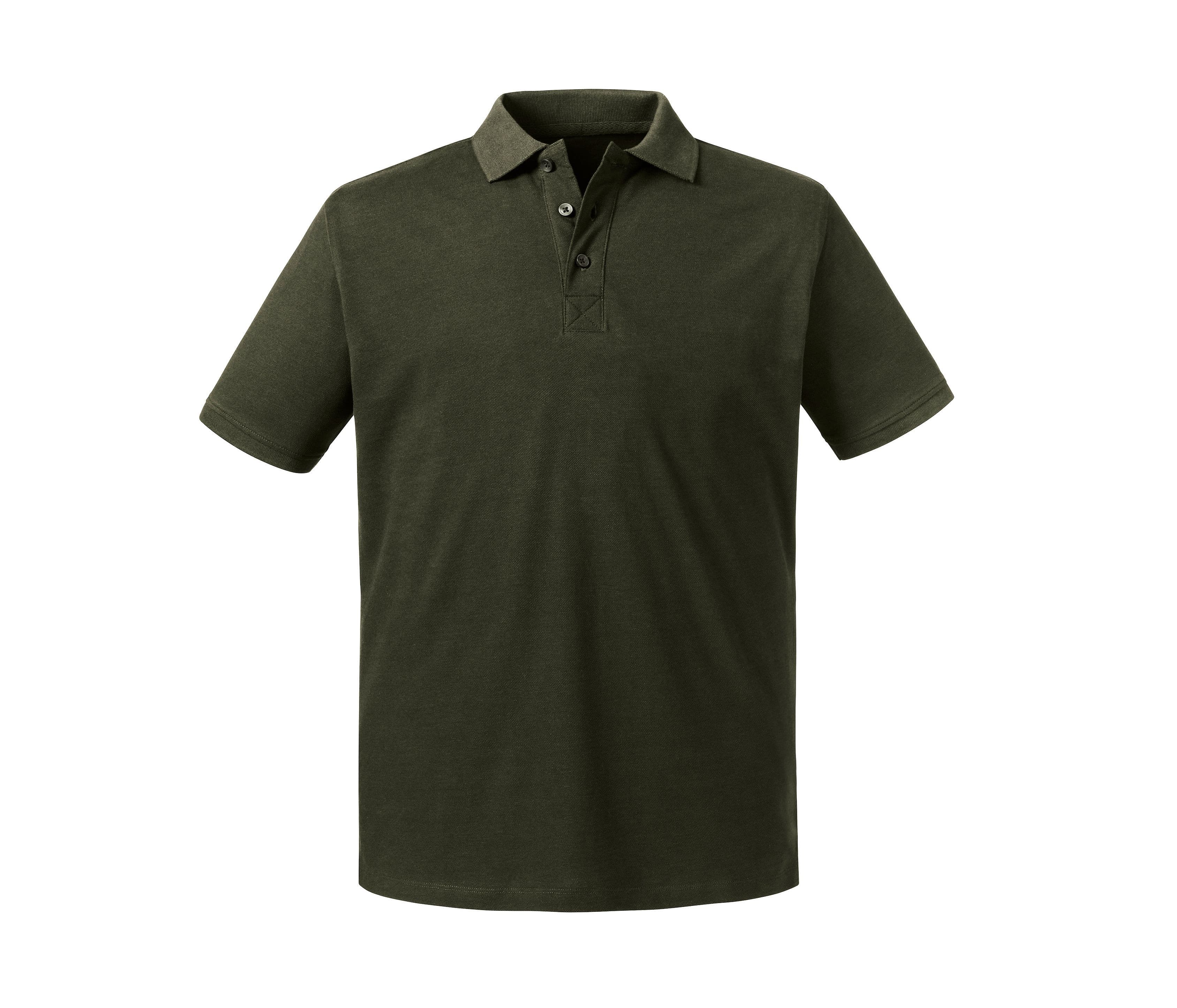 Polo organique homme DARK OLIVE