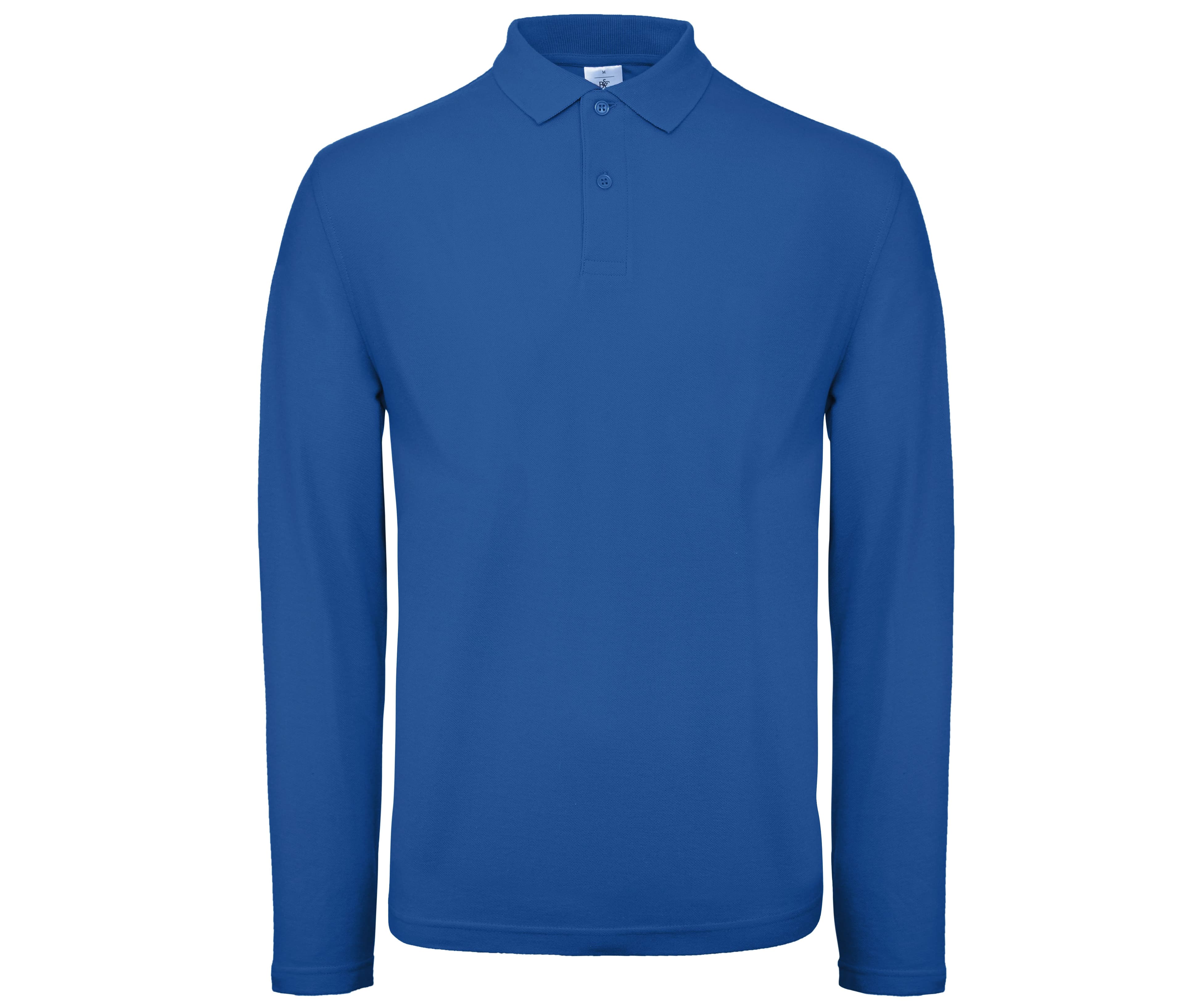 Polo manches longues homme ROYAL BLUE