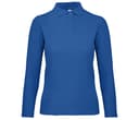 B&C Polo manches longues femme ROYAL BLUE