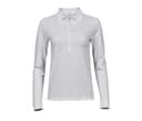 TEE JAYS Polo stretch manches longues femme WHITE