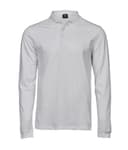 TEE JAYS Polo stretch manches longues homme WHITE