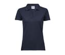 TEE JAYS Polo stretch col V femme Bio NAVY