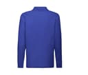 FRUIT OF THE LOOM Polo enfant manches longues ROYAL BLUE
