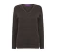 HENBURY Pull col V femme GREY MARL