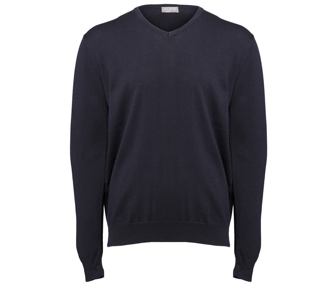 Pull col V homme NAVY