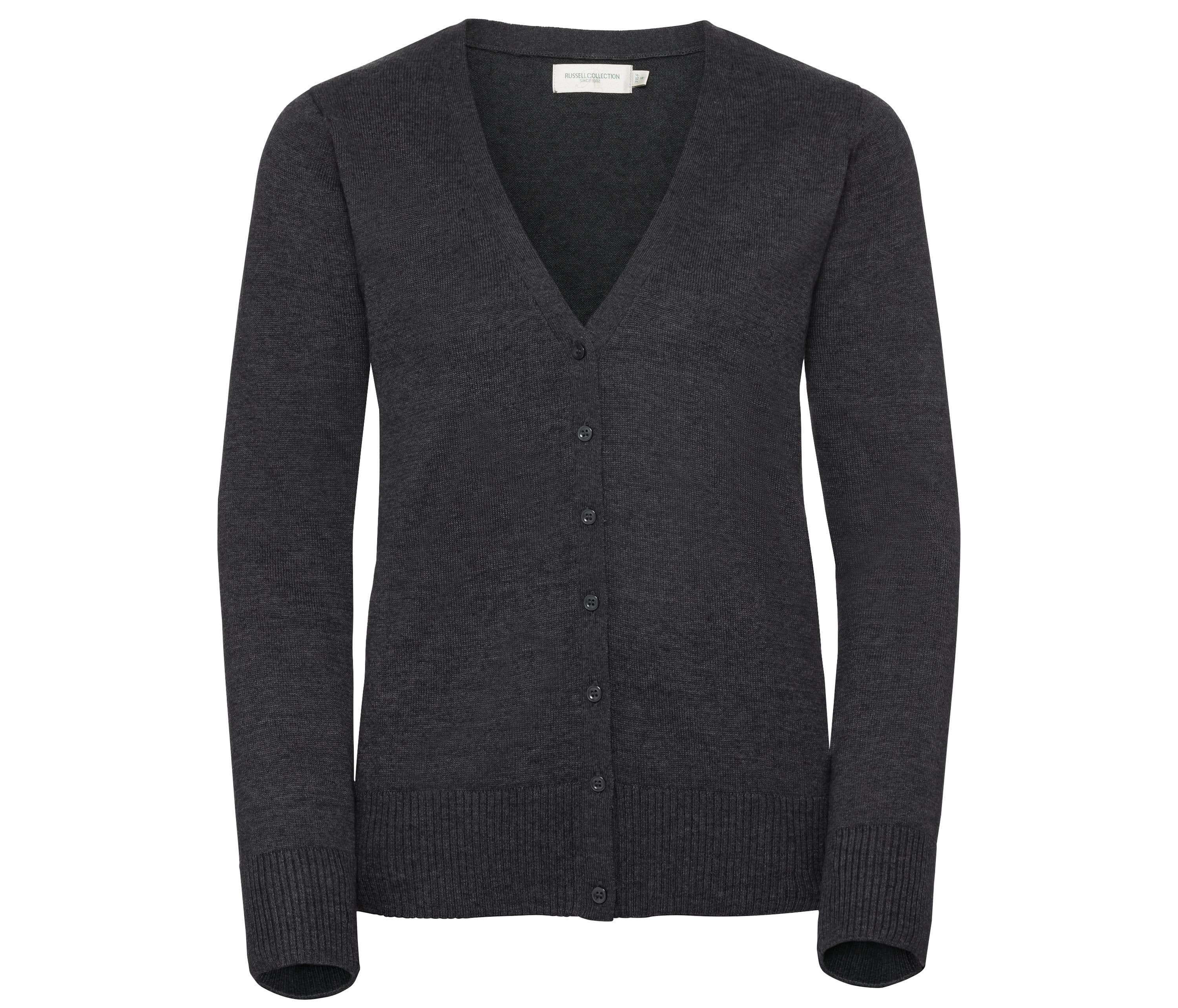 Cardigan femme Col V CHARCOAL MARL