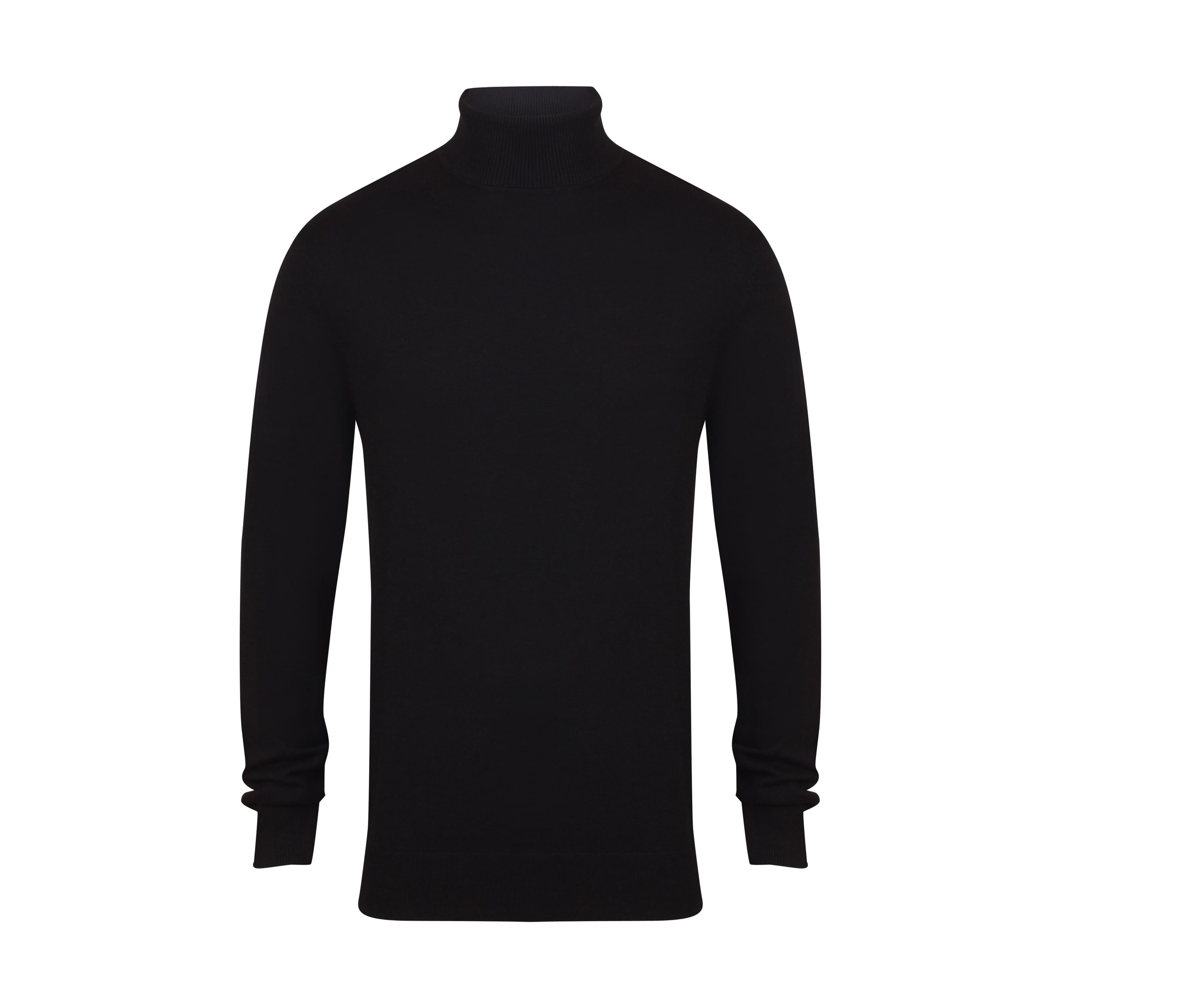 Pull col roulé BLACK