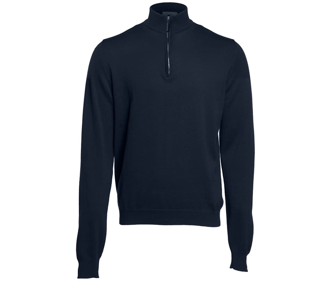 Pull col zippé NAVY