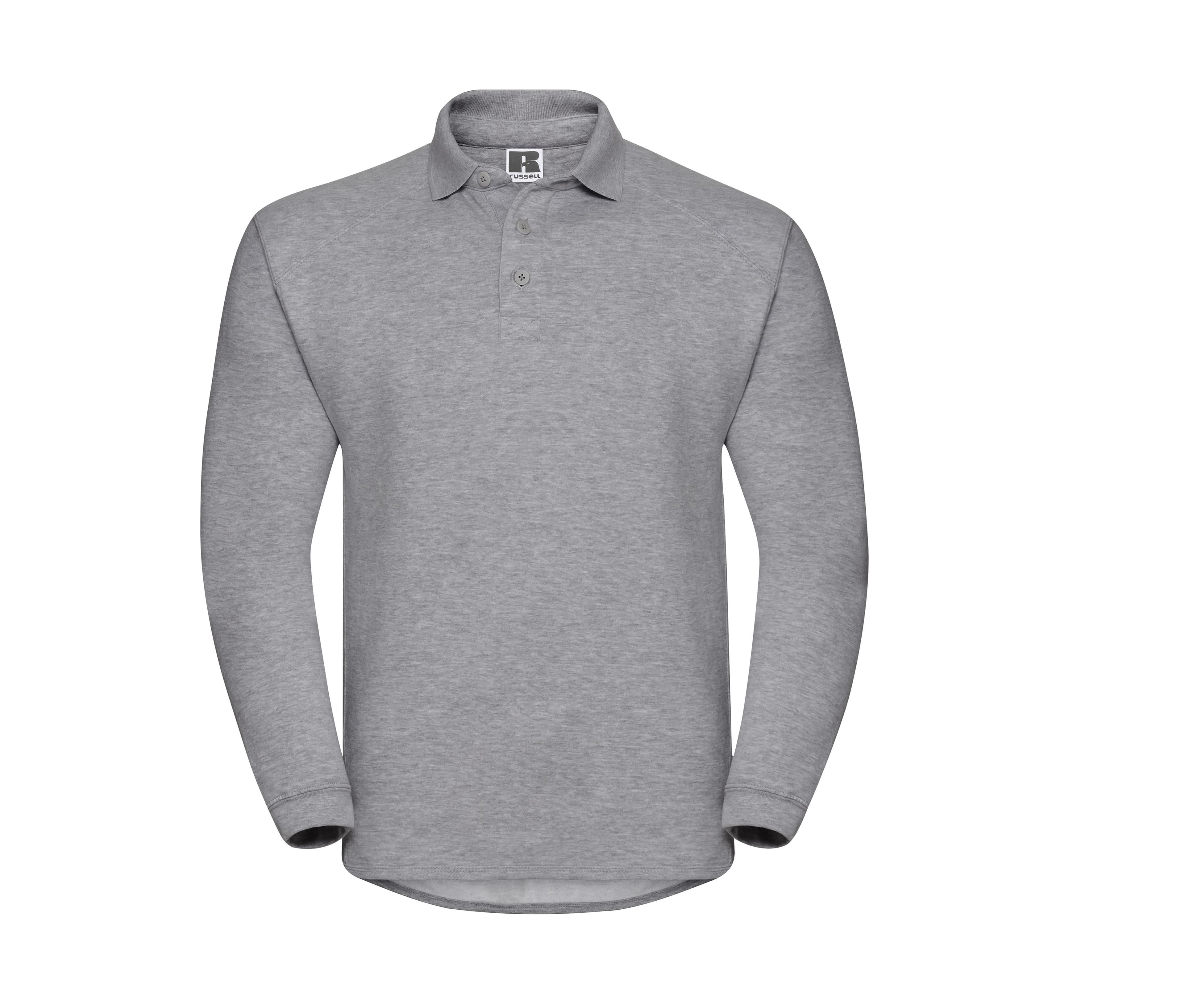 Sweat col polo lavable à 60° LIGHT OXFORD