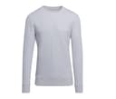 BUILD YOUR BRAND Sweat léger col rond WHITE