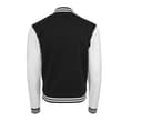 BUILD YOUR BRAND Veste baseball BLACK/WHITE