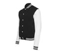 BUILD YOUR BRAND Veste baseball BLACK/WHITE