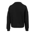 BUILD YOUR BRAND Sweat femme oversize col rond BLACK