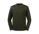 RUSSELL Sweat organique réversible DARK OLIVE