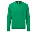 FRUIT OF THE LOOM Sweat 80/20 manches raglan 280 RETRO HEATHER GREEN