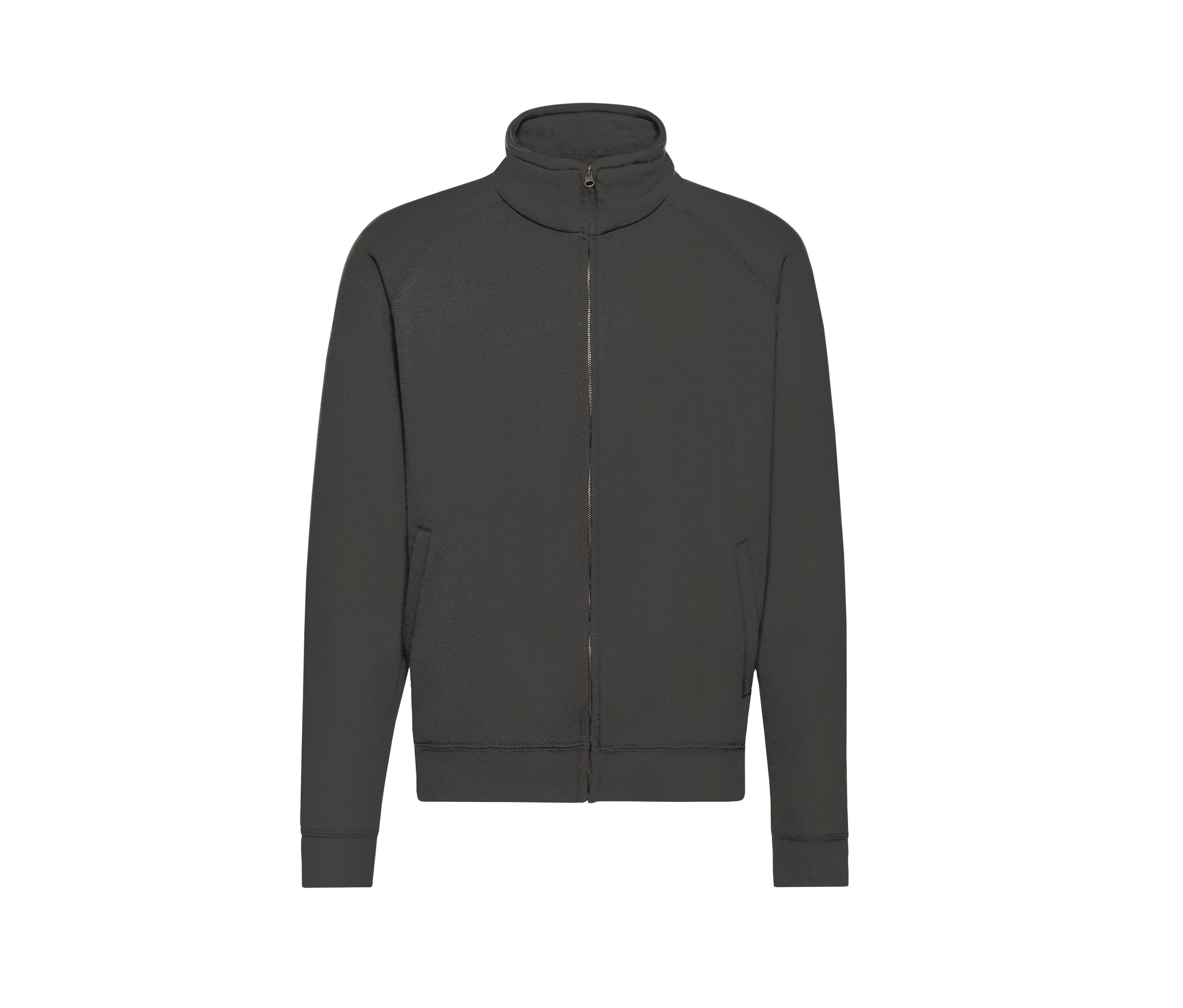 Sweat grand zip homme LIGHT GRAPHITE