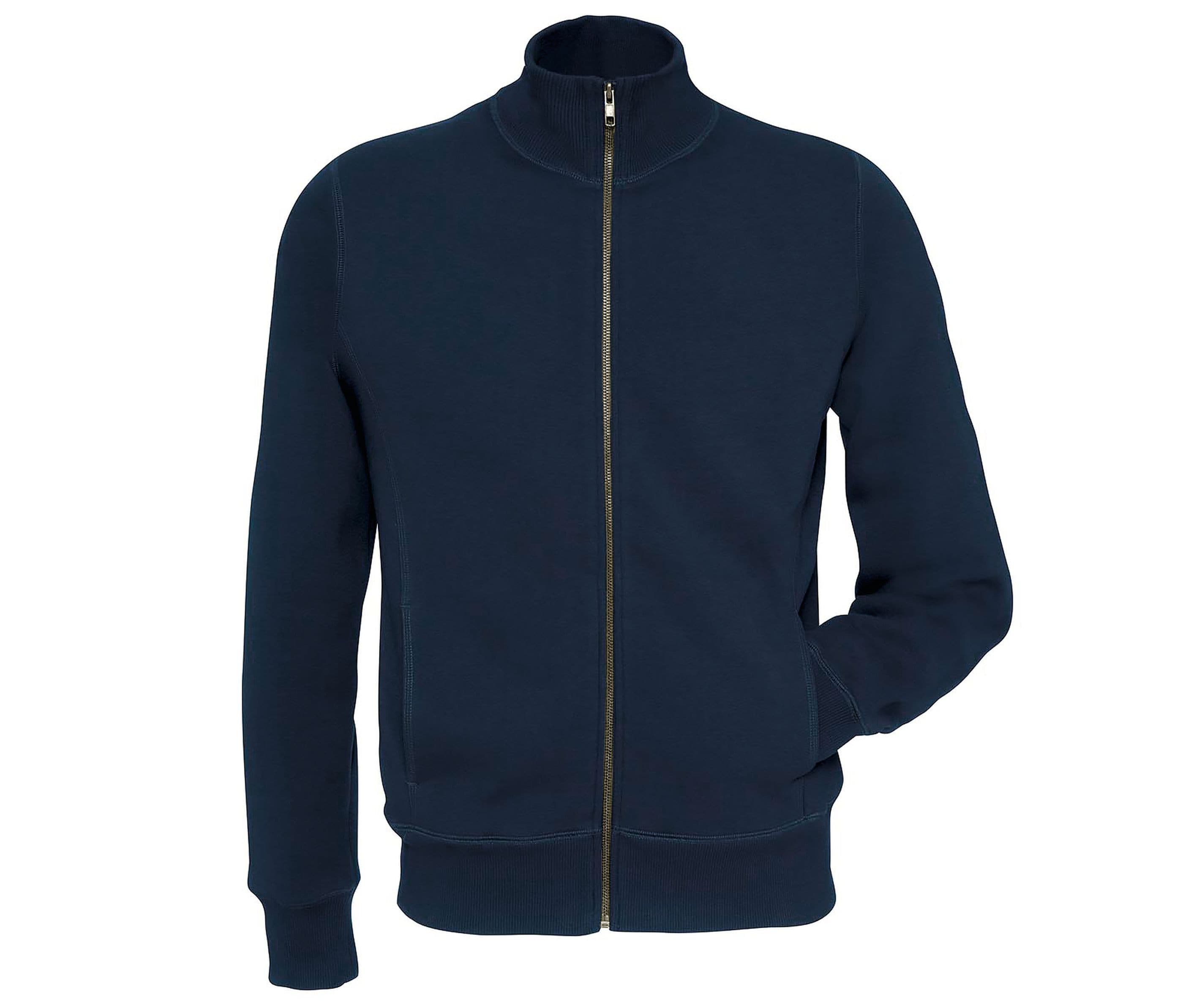 Sweat homme grand zip NAVY
