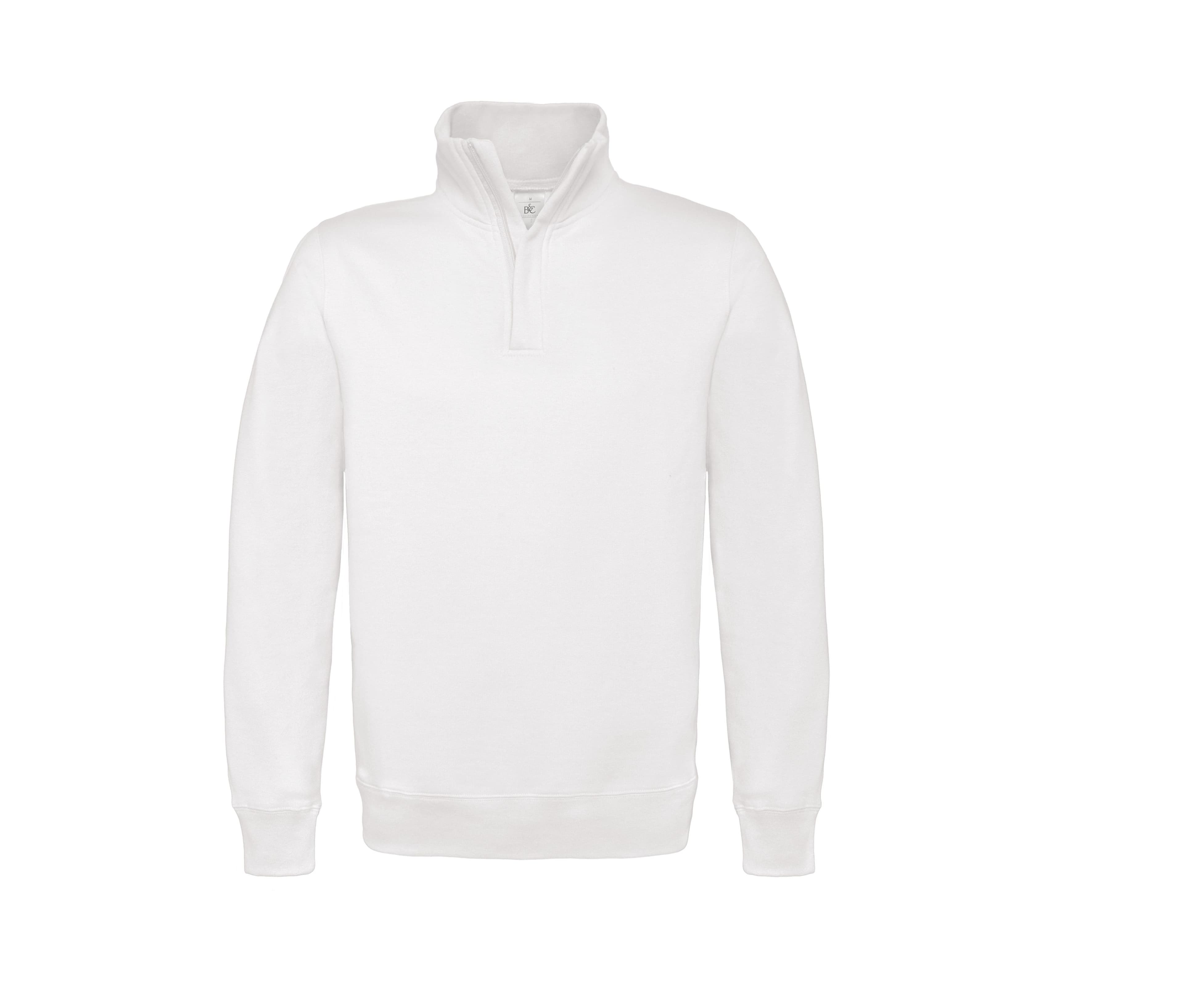 Sweat col zippé WHITE