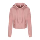JUST HOODS Sweat court femme DUSTY PINK