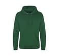 JUST HOODS Sweat à capuche lourd Graduate BOTTLE GREEN
