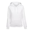 BUILD YOUR BRAND Sweat femme à capuche lourd WHITE